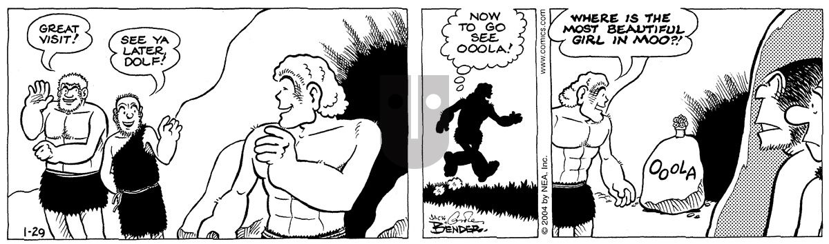 Alley Oop - Thursday January 29, 2004 Comic Strip