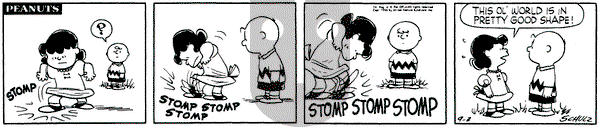 Peanuts on Monday September 3, 1956 Comic Strip