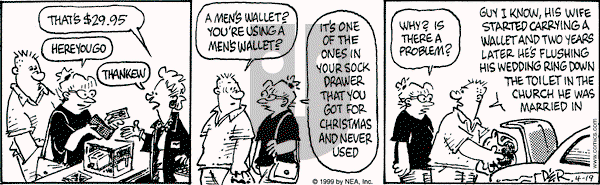 Betty - Monday April 19, 1999 Comic Strip