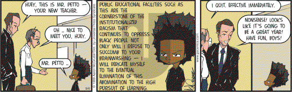The Boondocks on Wednesday September 6, 2006 Comic Strip