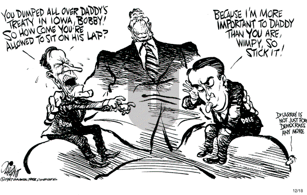 Pat Oliphant - Friday December 18, 1987 Comic Strip