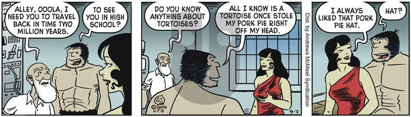 Alley Oop on Saturday September 7, 2019 Comic Strip