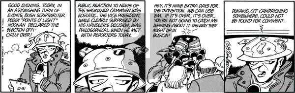 Doonesbury on Monday October 31, 1988 Comic Strip