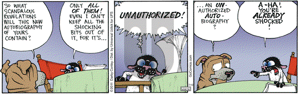 Get Fuzzy on Wednesday July 10, 2013 Comic Strip