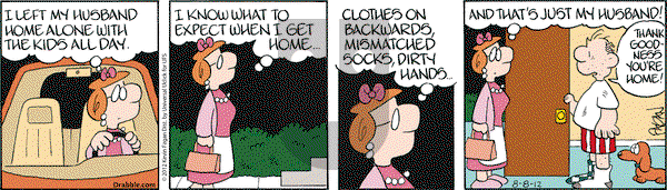 Drabble on Wednesday August 8, 2012 Comic Strip