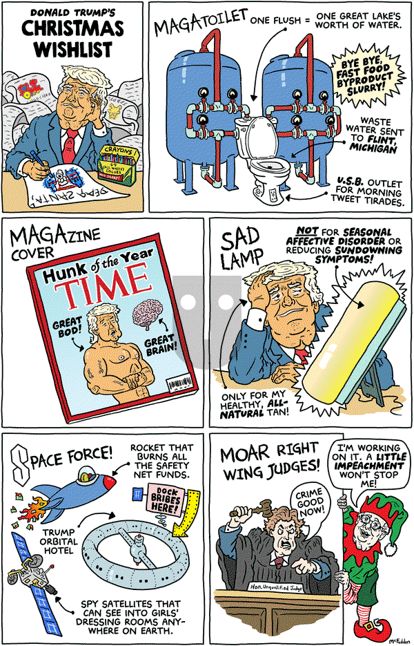 Brian McFadden - Monday December 23, 2019 Comic Strip
