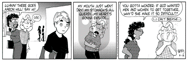 Luann on Thursday September 12, 1996 Comic Strip