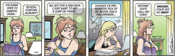 Doonesbury on Thursday August 23, 2012 Comic Strip