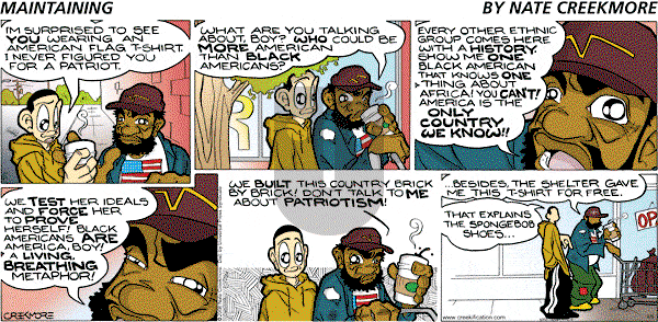 Maintaining on Saturday April 12, 2008 Comic Strip