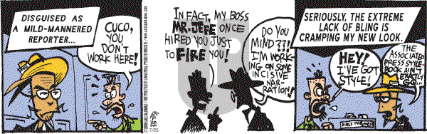La Cucaracha on Tuesday July 25, 2006 Comic Strip