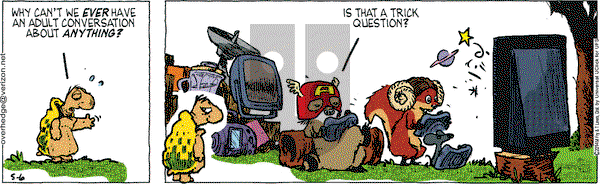 Over the Hedge on Tuesday May 6, 2014 Comic Strip