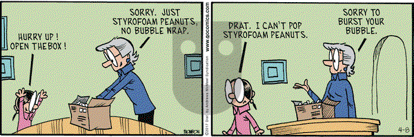 Grand Avenue on Saturday April 8, 2017 Comic Strip