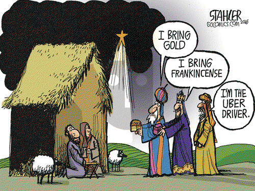 Jeff Stahler on Tuesday December 20, 2016 Comic Strip