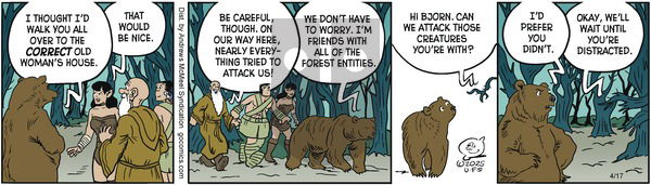 Alley Oop on Thursday April 17, 2025 Comic Strip