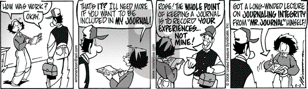 Rose is Rose on Saturday February 2, 2008 Comic Strip
