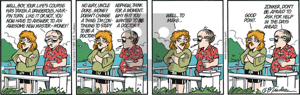 Doonesbury on Friday January 8, 2016 Comic Strip