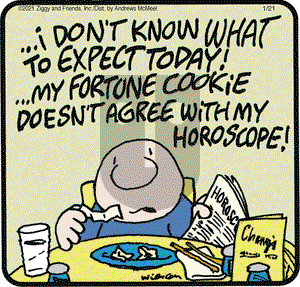 Ziggy on Thursday January 21, 2021 Comic Strip