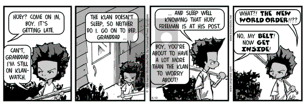 The Boondocks on Thursday June 10, 1999 Comic Strip