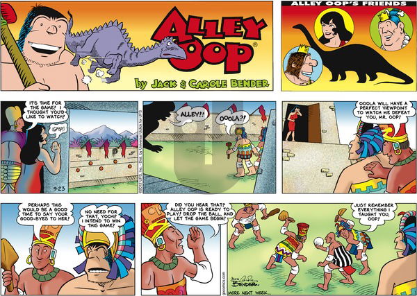 Alley Oop on Sunday September 23, 2012 Comic Strip