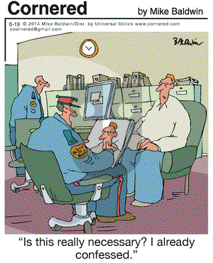 Cornered on Thursday June 19, 2014 Comic Strip
