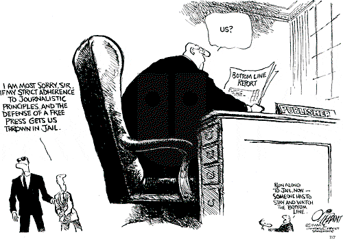 Pat Oliphant on Thursday July 7, 2005 Comic Strip
