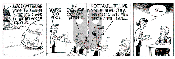 Grand Avenue on Tuesday April 20, 1999 Comic Strip