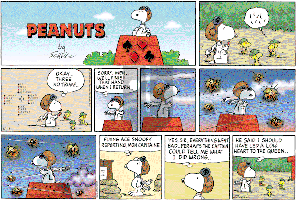 Peanuts - Sunday November 7, 1999 Comic Strip