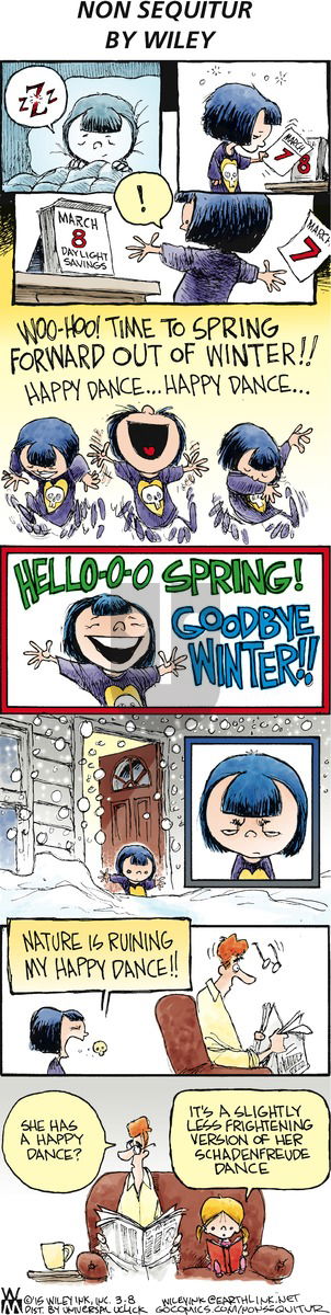 Non Sequitur on Sunday March 8, 2015 Comic Strip