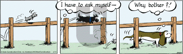 Fred Basset on Thursday April 15, 2021 Comic Strip