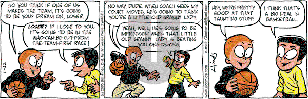 Cleats on Thursday January 12, 2006 Comic Strip
