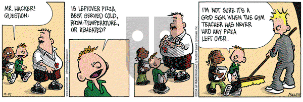 Frazz - Wednesday September 15, 2004 Comic Strip