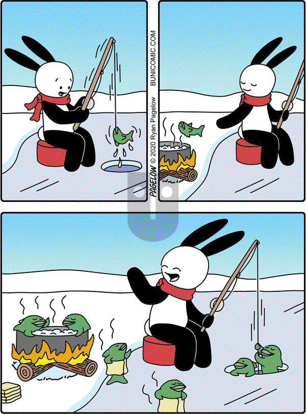 Buni on Monday January 20, 2020 Comic Strip