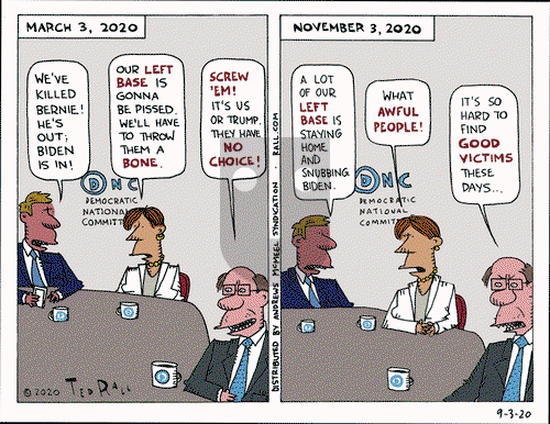 Ted Rall on Thursday September 3, 2020 Comic Strip