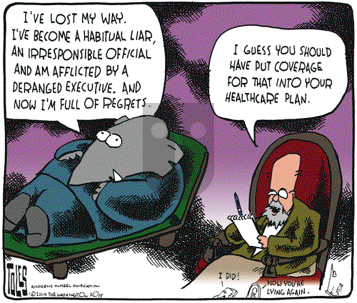 Tom Toles on Monday January 7, 2019 Comic Strip