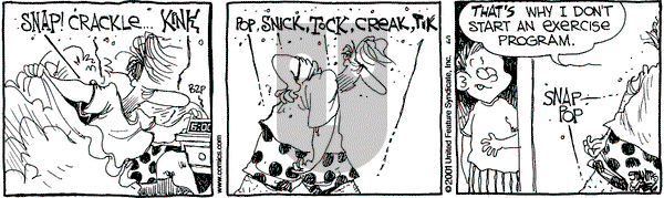 The Buckets on Friday June 1, 2001 Comic Strip