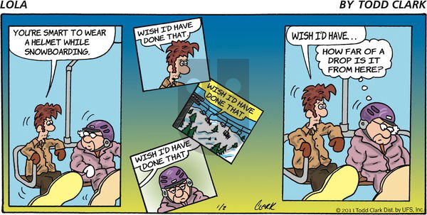 Lola on Sunday January 2, 2011 Comic Strip