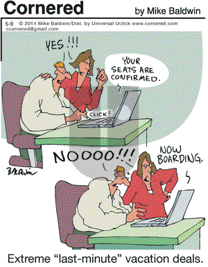 Cornered on Friday May 9, 2014 Comic Strip