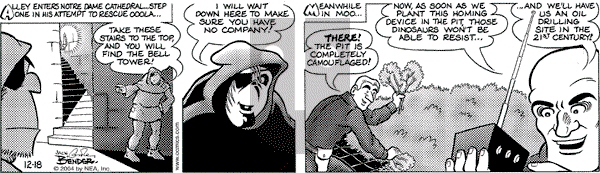 Alley Oop on Saturday December 18, 2004 Comic Strip