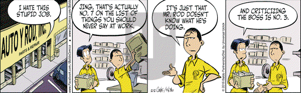 Baldo on Tuesday February 2, 2016 Comic Strip