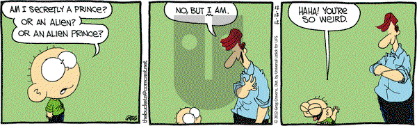 The Buckets on Wednesday December 12, 2012 Comic Strip