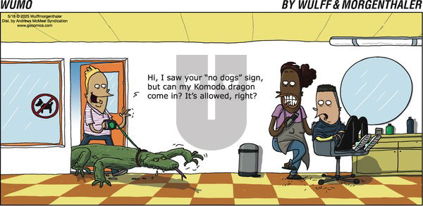 WuMo on Sunday May 18, 2025 Comic Strip