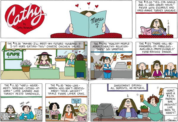 Cathy Classics on Sunday May 4, 2025 Comic Strip