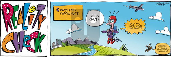 Reality Check on Sunday October 22, 2017 Comic Strip