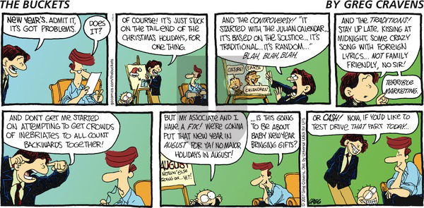 The Buckets on Sunday January 1, 2017 Comic Strip