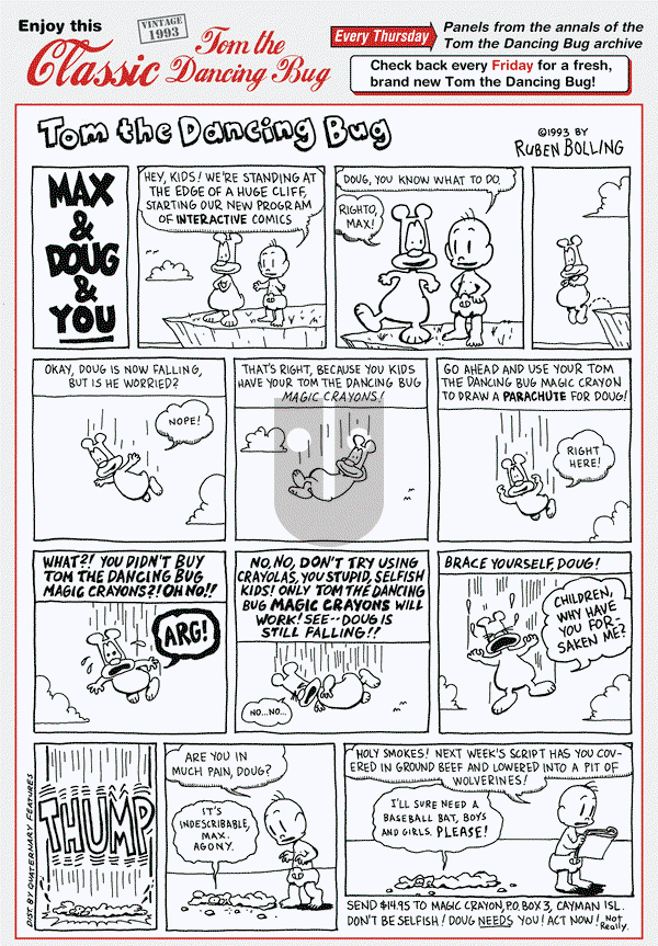 Tom the Dancing Bug on Thursday August 15, 2019 Comic Strip