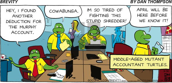 Brevity on Sunday March 30, 2014 Comic Strip