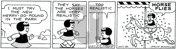 Nancy on Friday July 30, 1971 Comic Strip
