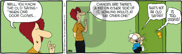 The Buckets on Saturday February 15, 2014 Comic Strip