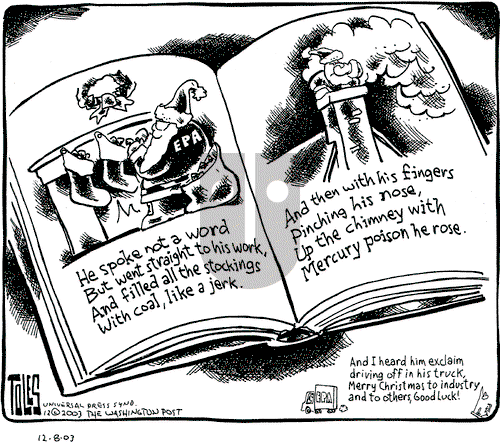 Tom Toles on Monday December 8, 2003 Comic Strip