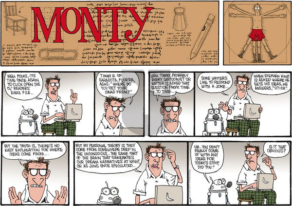 Monty on Sunday September 9, 2012 Comic Strip